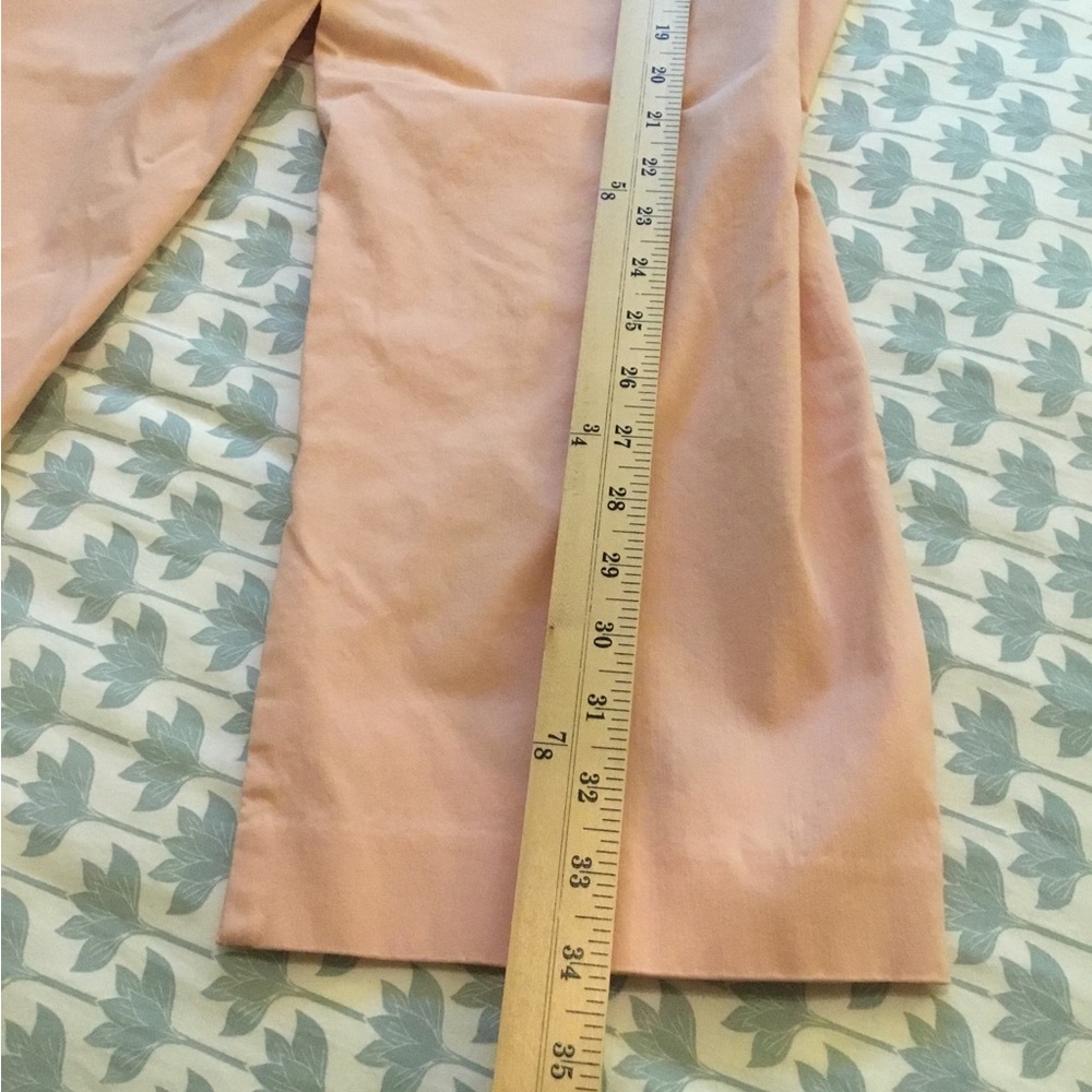 JM COLLECTION CAPRIS XXL Peachy pink. Stretchy.NWOT. Cute detail at waist - Picture 7 of 8